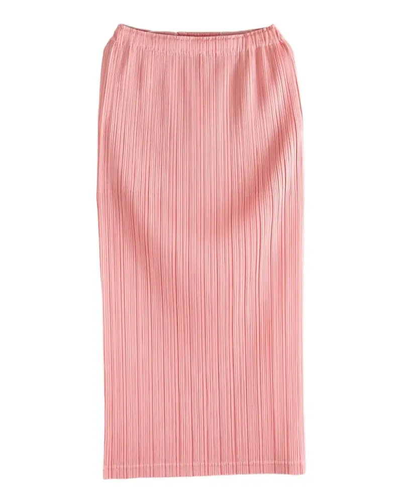Issey Miyake pleated midi skirt - Rosa Rosa