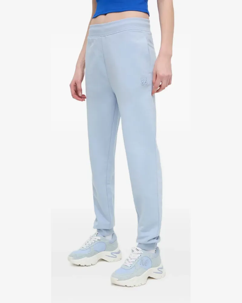 HUGO BOSS Jogginghose mit Logo-Stickerei - Blau Blau