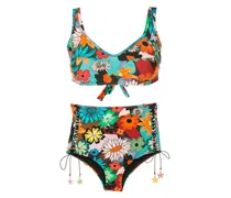 Bikini mit Print - Mehrfarbig