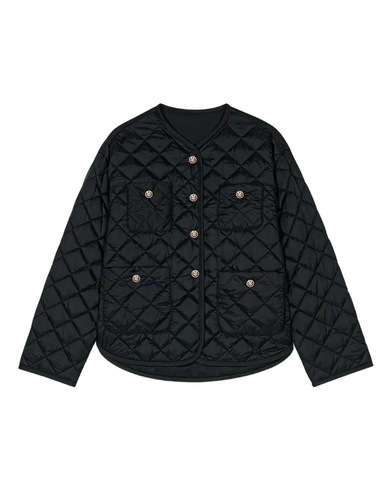 Maje Gesteppter Oversized-Mantel - Schwarz Schwarz