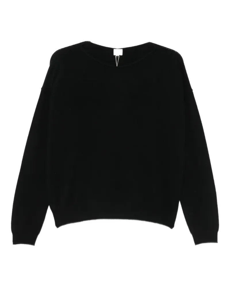 C.T.plage Klassischer Kaschmirpullover - Schwarz Schwarz