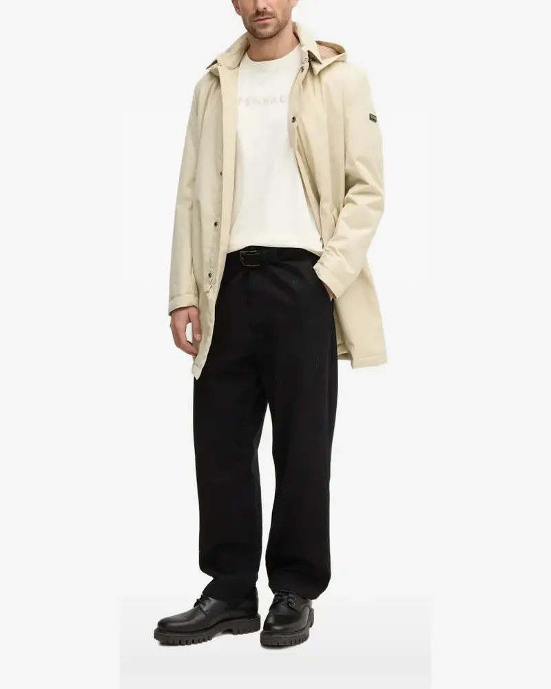 Hackett Kapuzenjacke mit Knöpfen - Nude Nude