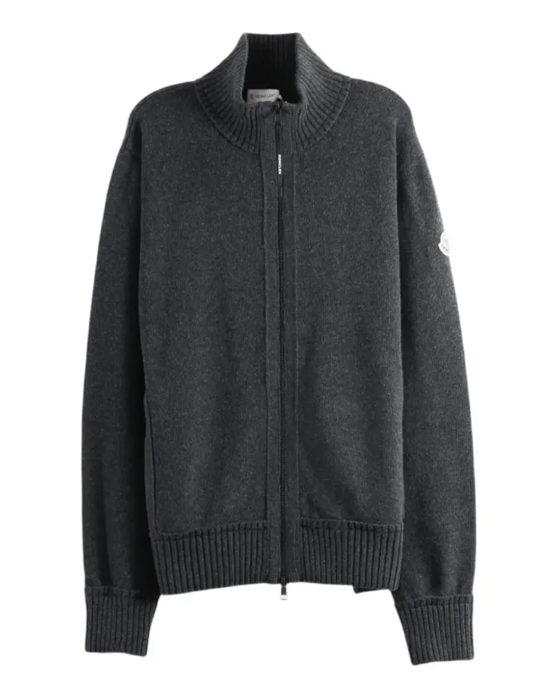 Moncler Cardigan mit Reißverschluss - Grau Grau