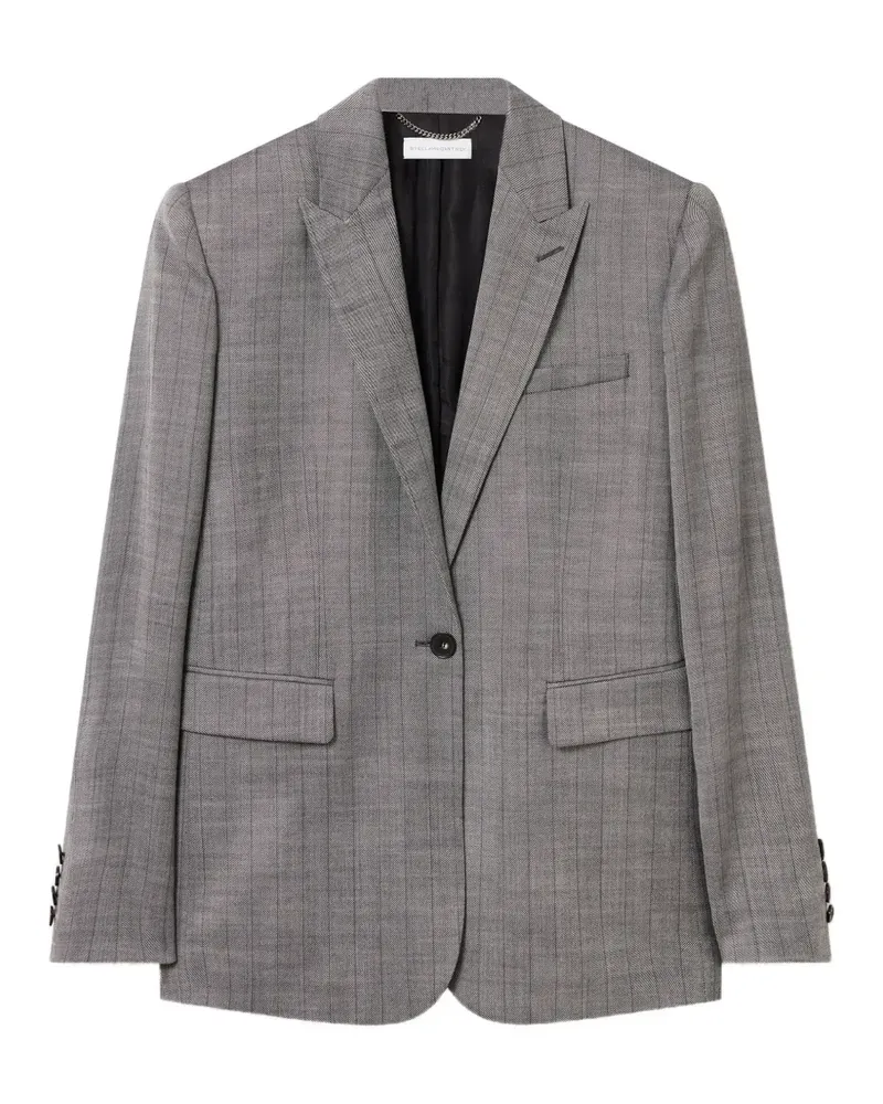Stella McCartney Gestreiftes Sakko - Grau Grau
