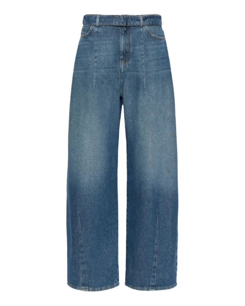 Max Mara Madia belted wide-leg jeans - Blau Blau