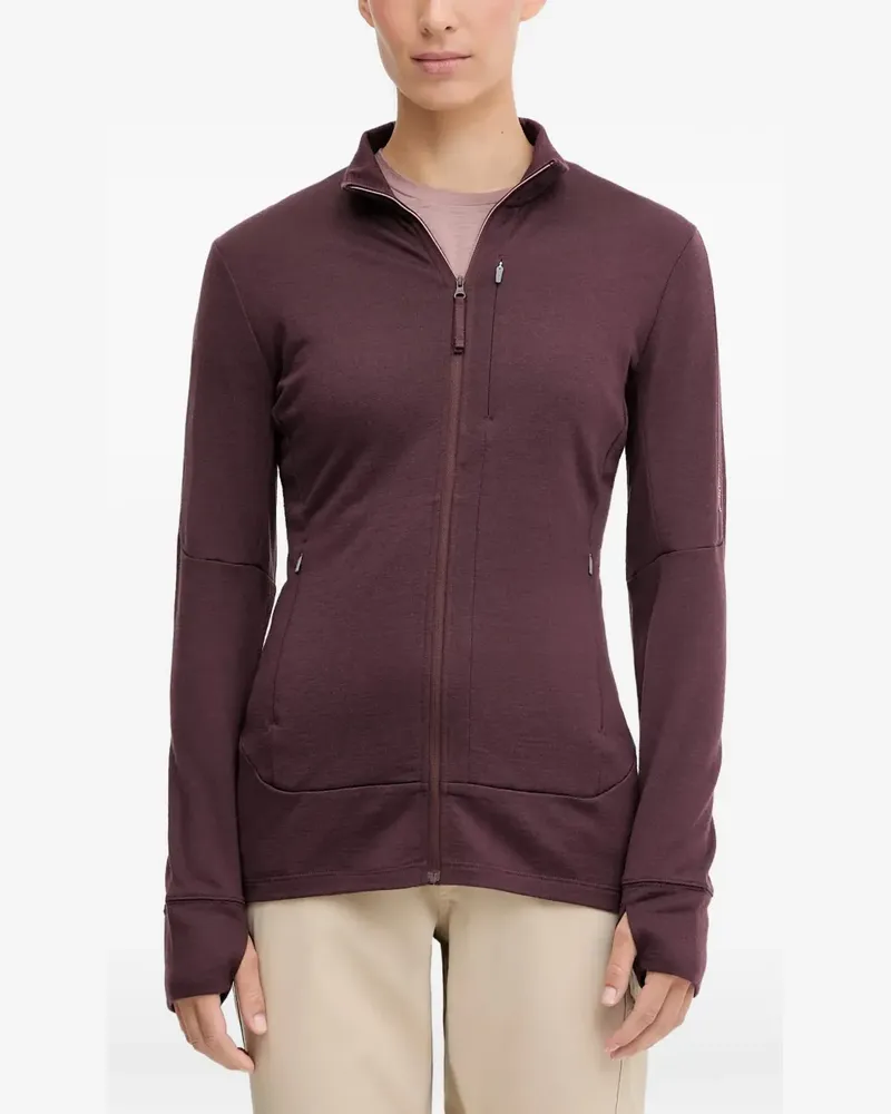Icebreaker zip jacket - Violett Violett