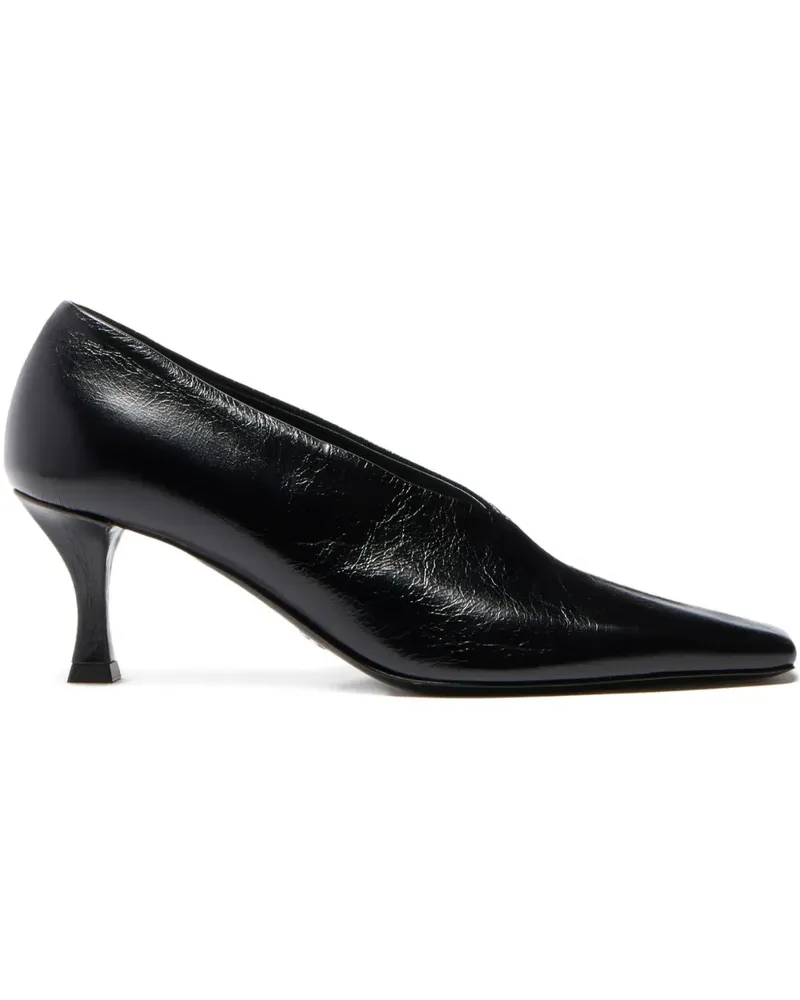 Proenza Schouler Trap Pumps mit eckiger Kappe - Schwarz Schwarz