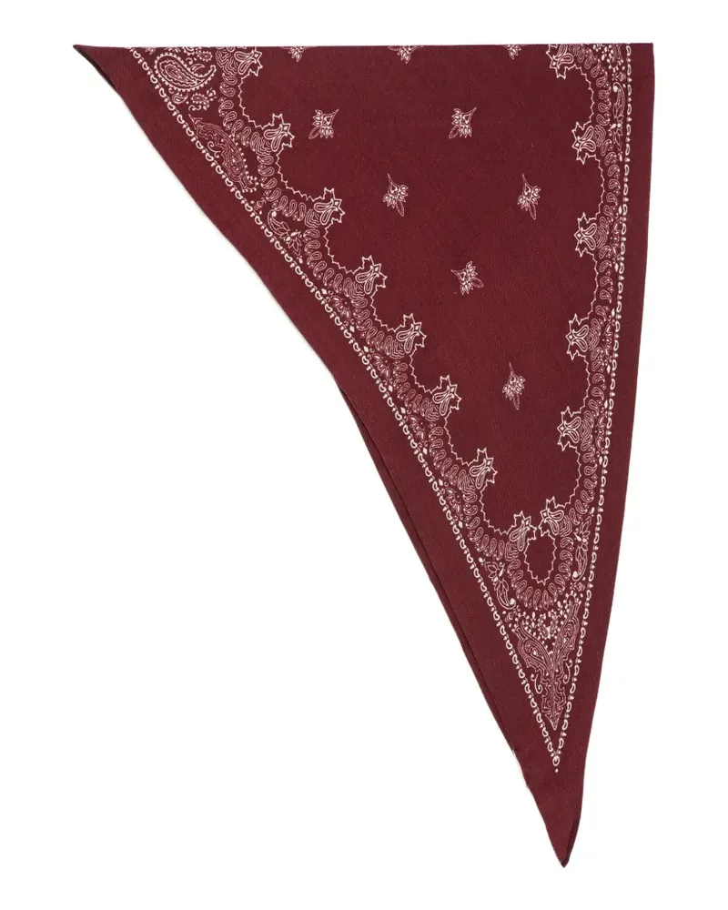 Destin Schal mit Paisley-Print - Rot Rot