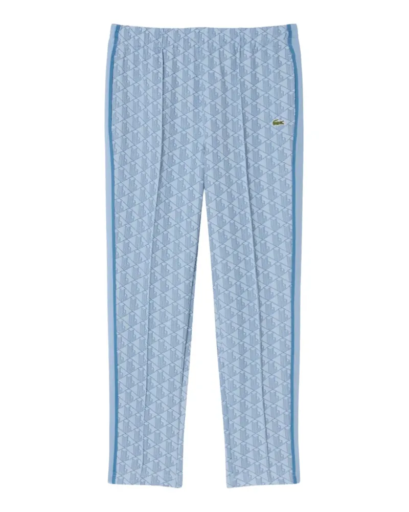 Lacoste Jogginghose aus Monogramm-Jacquard - Blau Blau