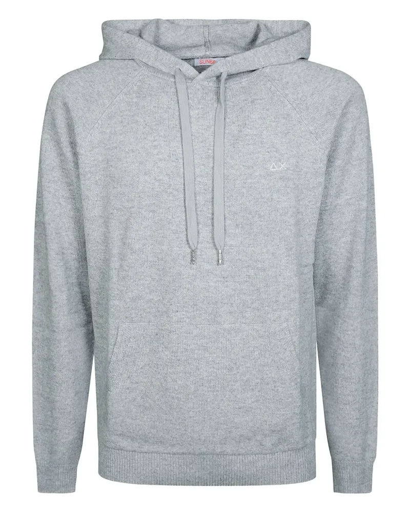 Sun68 Gestrickter Hoodie - Grau Grau