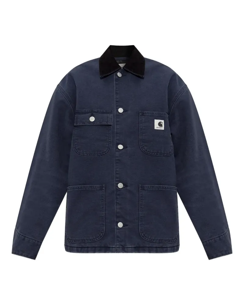 Carhartt WIP Mantel aus Bio-Baumwolle mit Cordkragen - Blau Blau