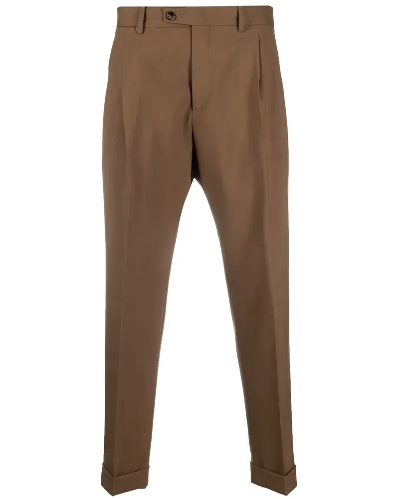 Dell'oglio Klassische Hose - Braun Braun