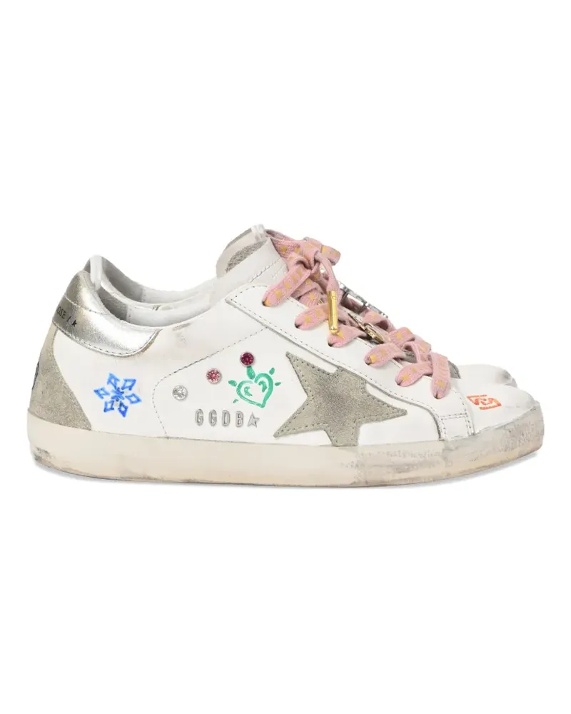 Golden Goose Superstar charm sneakers - Weiß Weiß