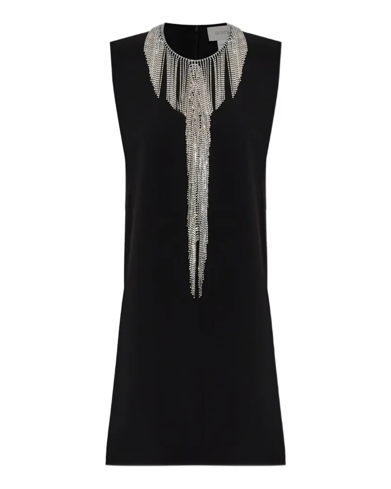 SPORTMAX Festoso crystal-embellished dress - Schwarz Schwarz