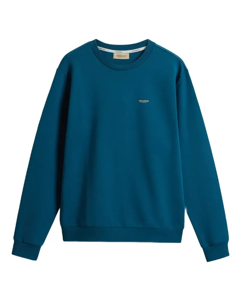Woolrich Pullover mit Logo-Interlock - Blau Blau