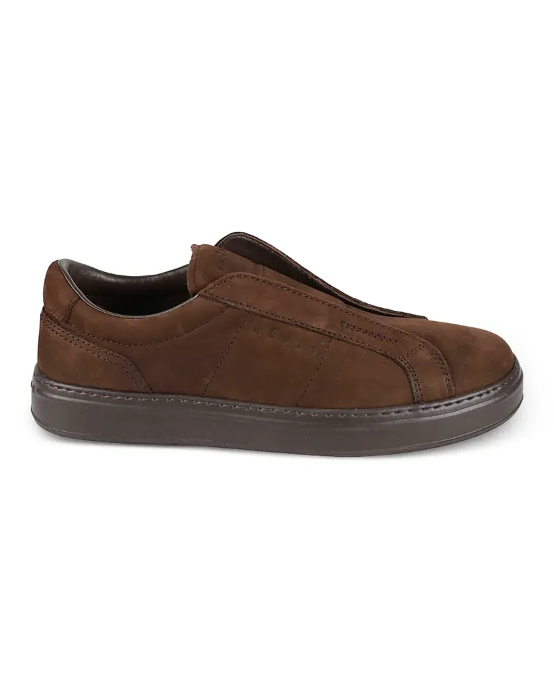 Hogan slip-on panelled sneakers - Braun Braun