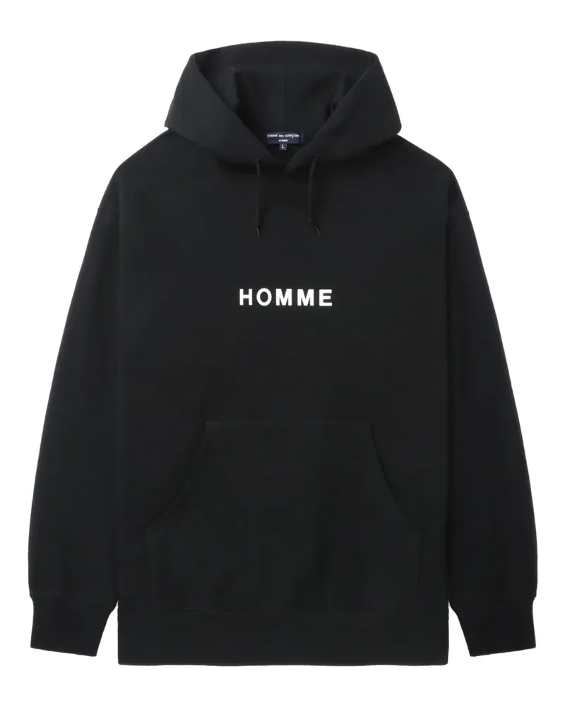 Comme des Garçons Hoodie mit Logo-Print - Schwarz Schwarz
