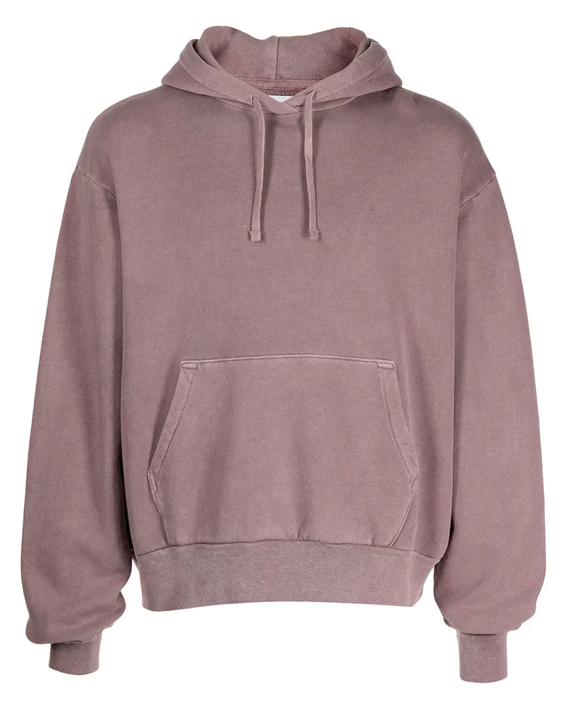 John Elliott + Co Hoodie in Distressed-Optik - Rot Rot