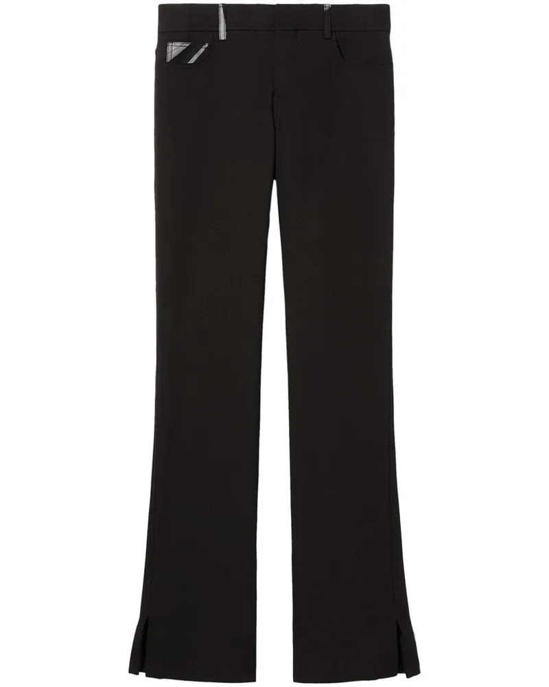 Emilio Pucci Weite Hose mit Print - Schwarz Schwarz