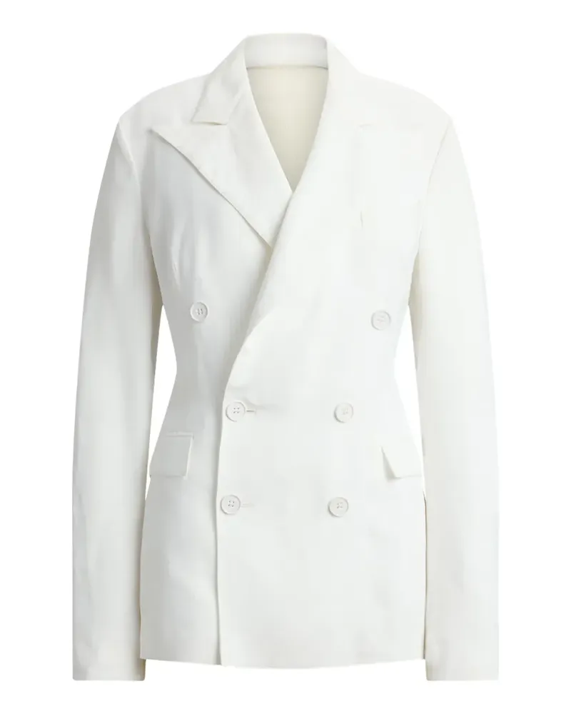 Ralph Lauren Doppelreihiger Cosgrove Twill-Blazer - Weiß Weiß