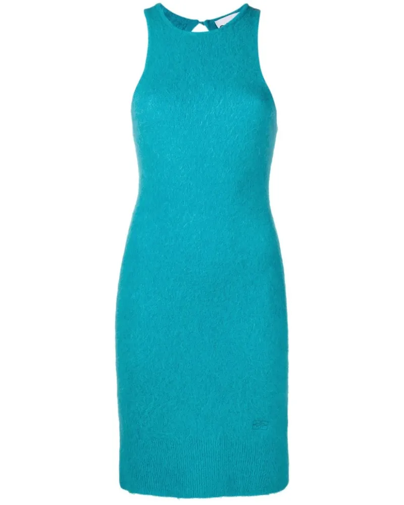 Ganni Ärmelloses Strickkleid - Blau Blau