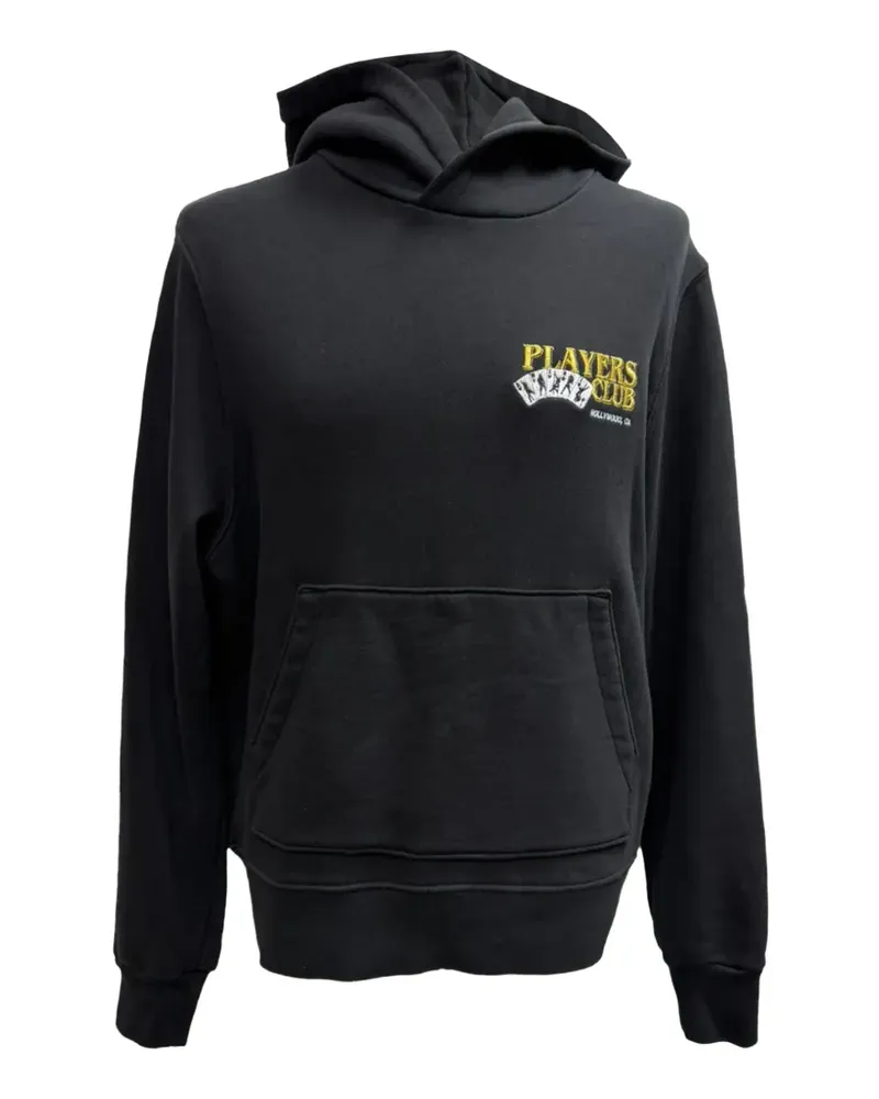 Amiri Players Club printed hoodie - Schwarz Schwarz