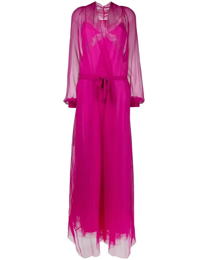 Alberta Ferretti Zweiteiliges Abendkleid - Violett Violett
