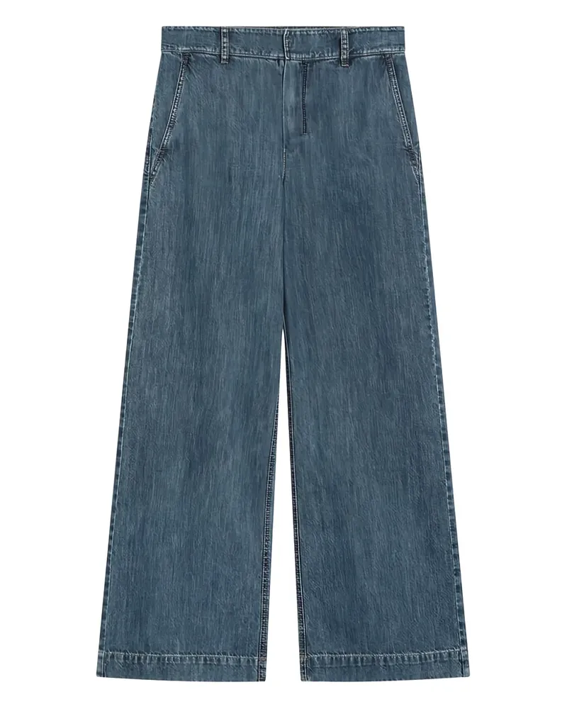 Max Mara Jeans mit geradem Bein - Blau Blau