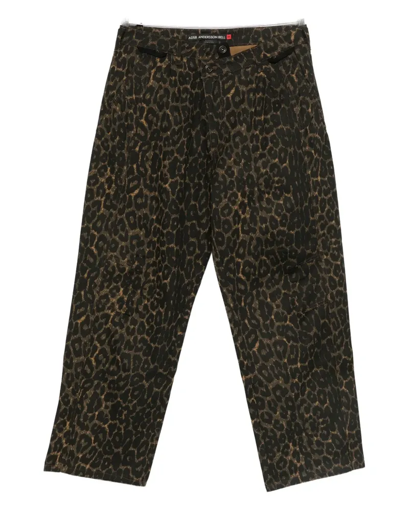 Andersson Bell animal-print pants - Grün Grün