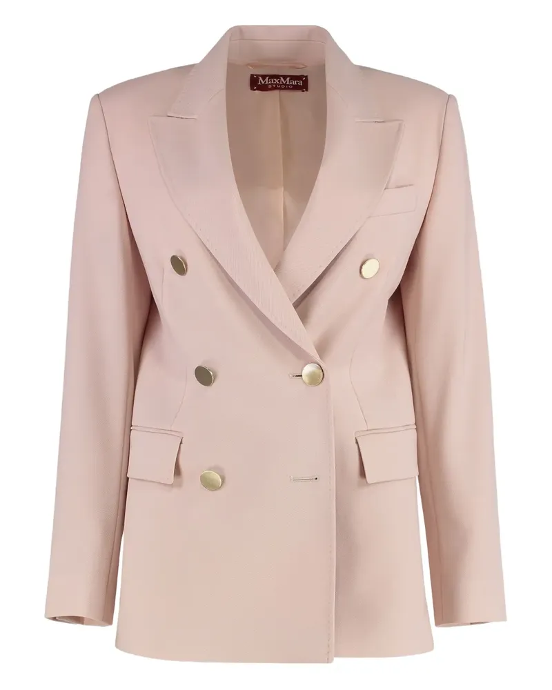 Max Mara Doppelreihiger Edicola Blazer - Rosa Rosa