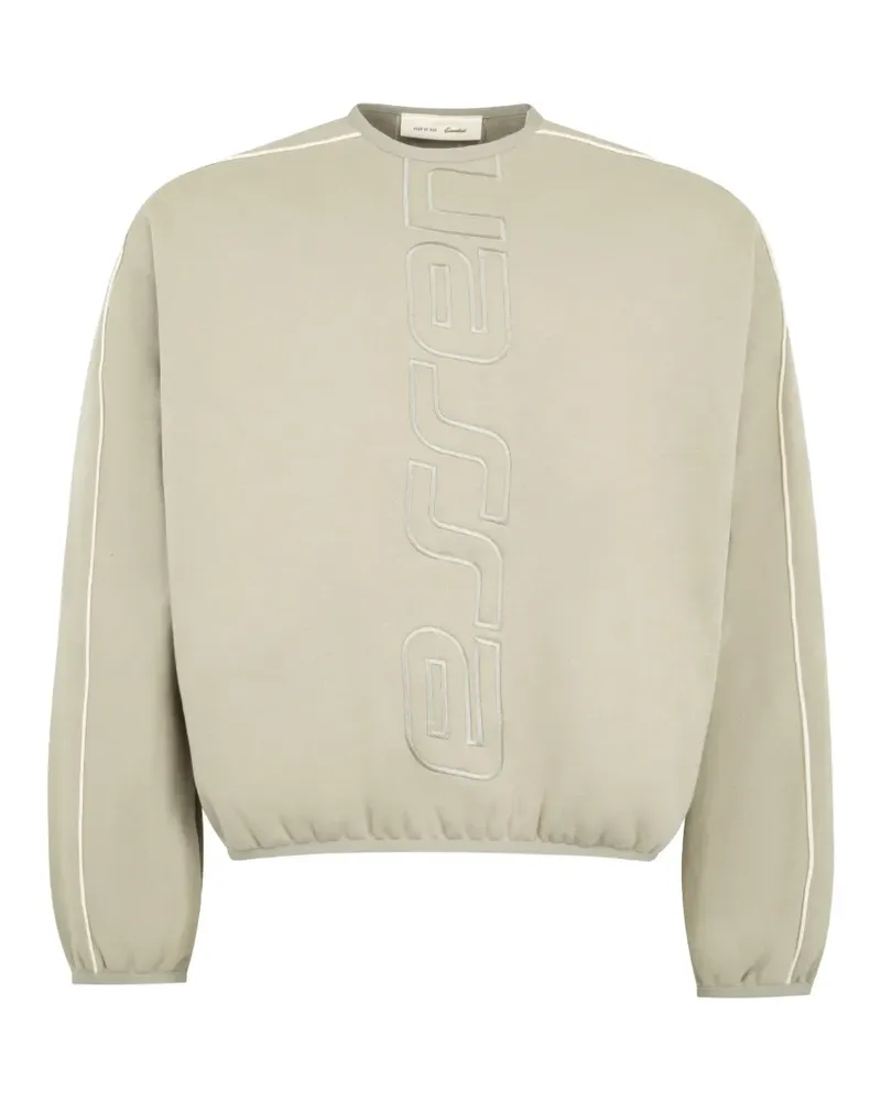 Fear of God Active Trace Modern logo-embroidered sweatshirt - Nude Nude