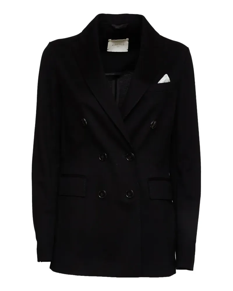 CIRCOLO 1901 button double-breasted blazer - Schwarz Schwarz