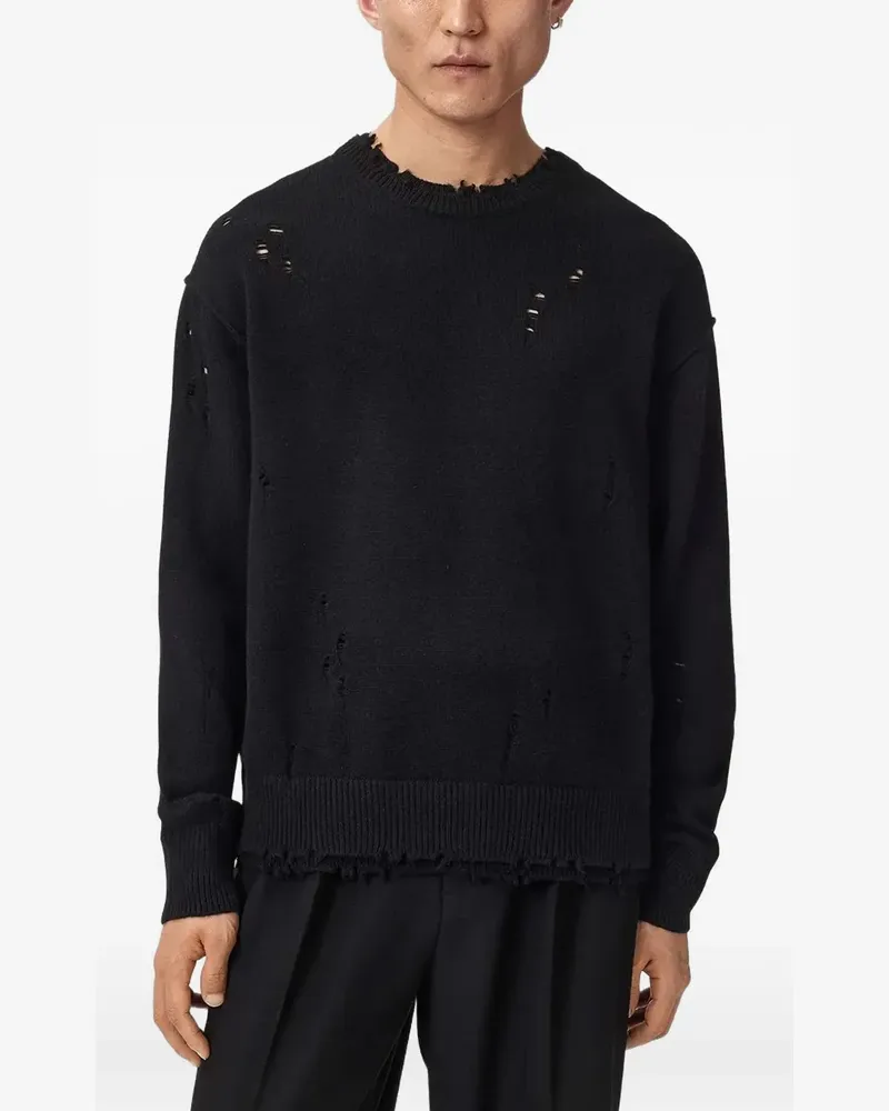 AllSaints Wolf Oversized-Pullover - Schwarz Schwarz