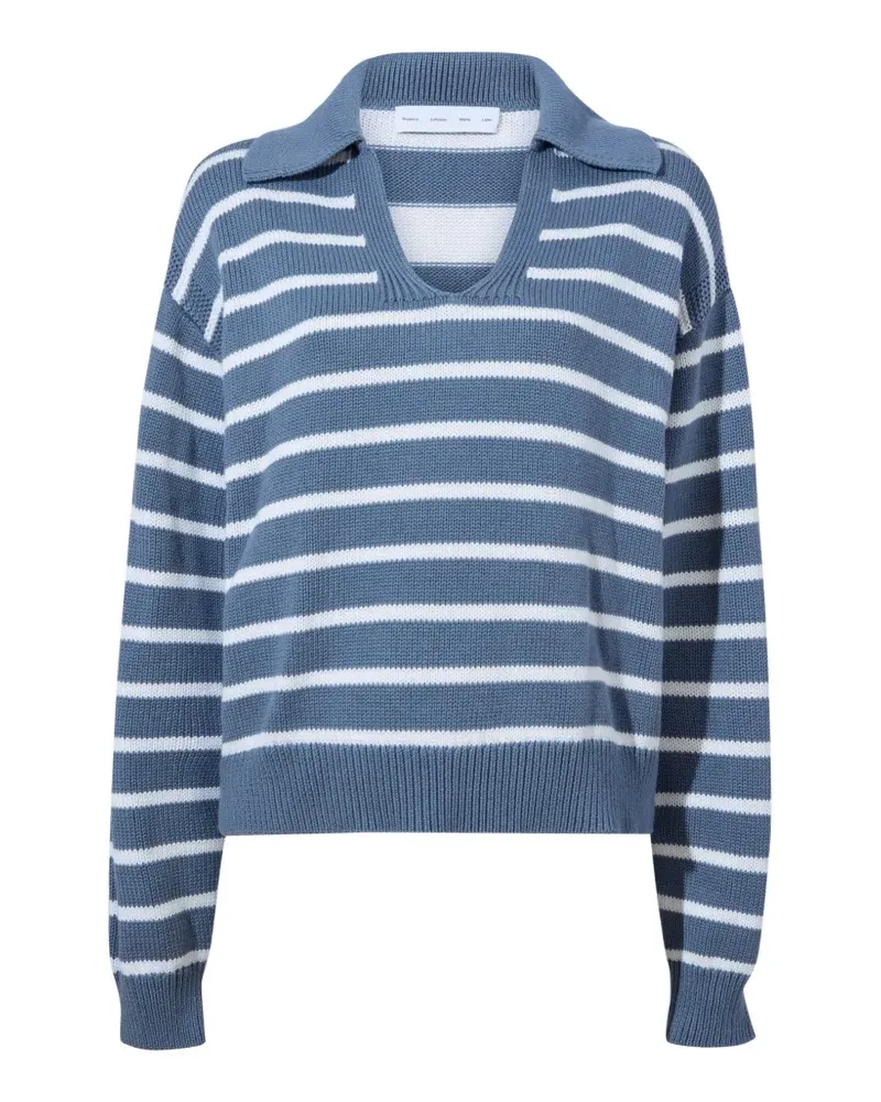 Proenza Schouler Gestreifter Murphy Pullover - Blau Blau