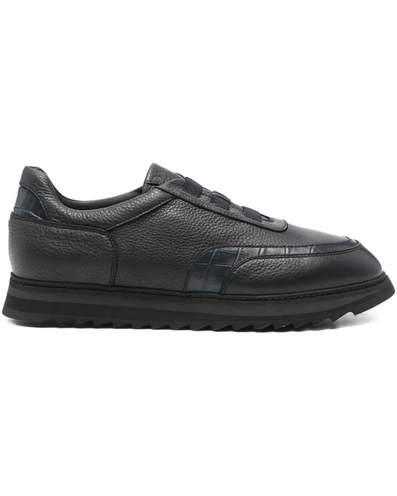 Doucal´s Rodrigo textured sneakers - Schwarz Schwarz