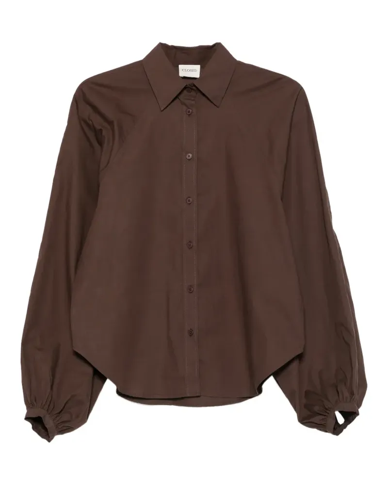 Closed balloon-sleeve shirt - Braun Braun