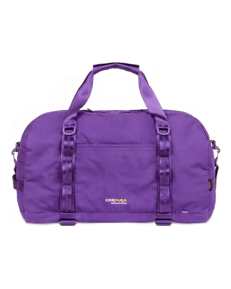 Supreme Being logo-patch duffle bag - Violett Violett