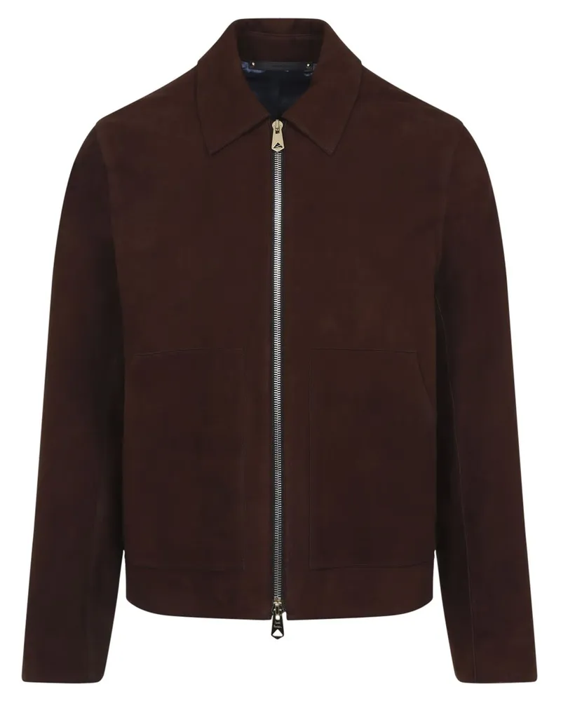 Paul Smith Hemdjacke mit Reißverschluss - Rot Rot