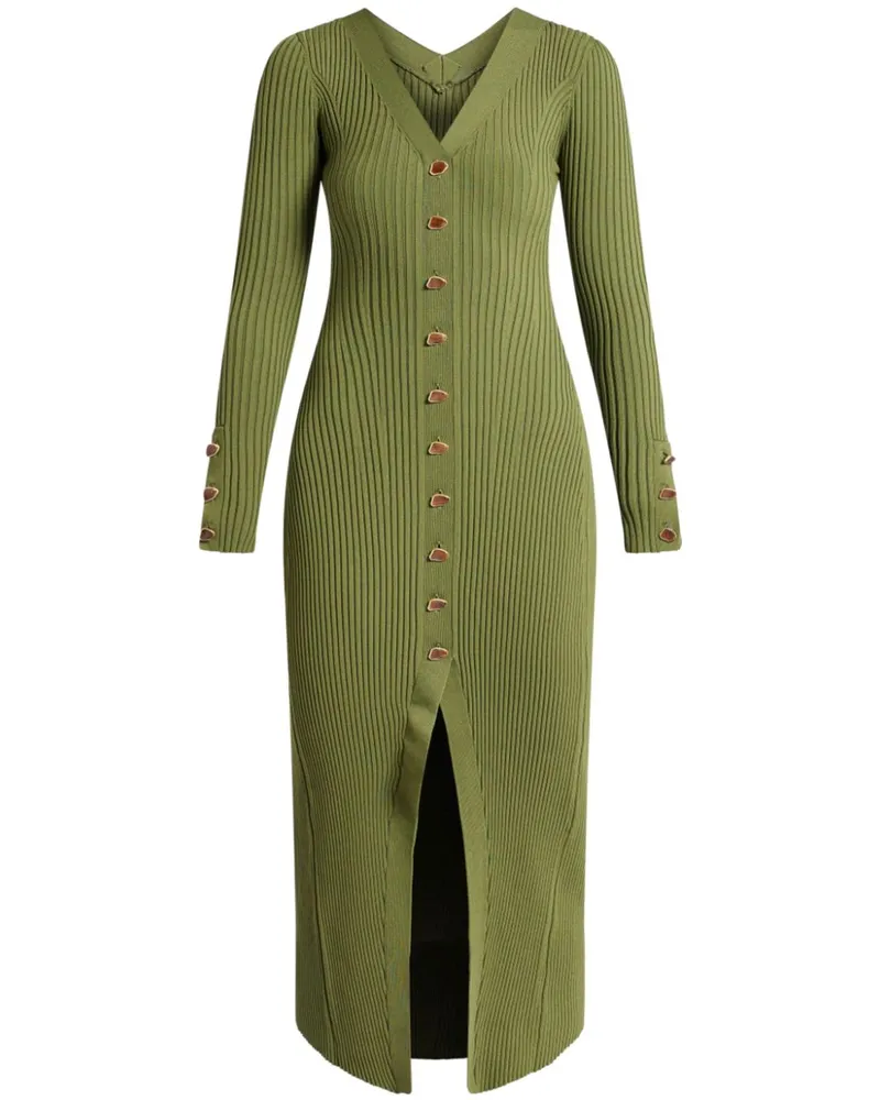 Aje. Ondine Kleid - Grün Grün
