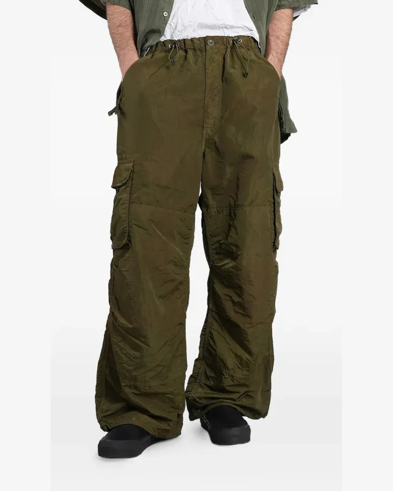 Comme des Garçons drawstring cargo pants - Grün Grün