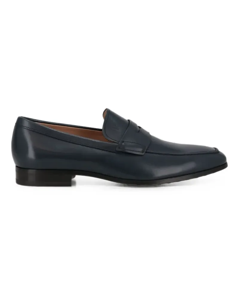 TOD'S leather penny loafers - Blau Blau
