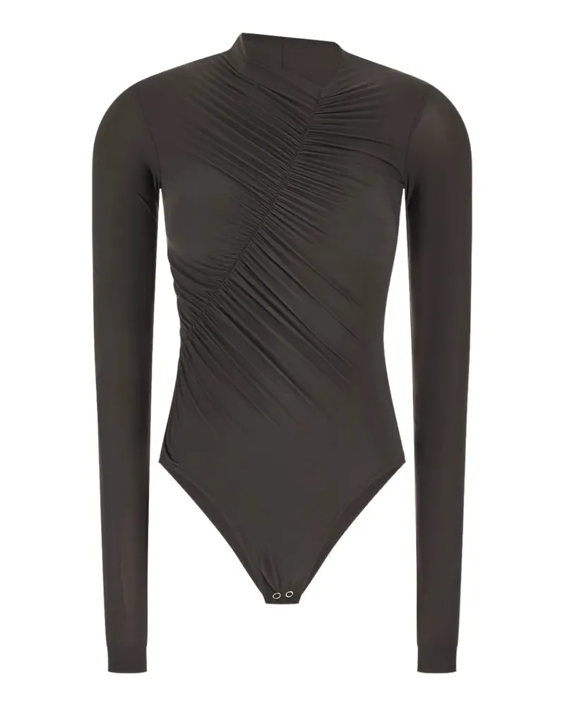 AGOLDE Lupin long-sleeve bodysuit - Braun Braun
