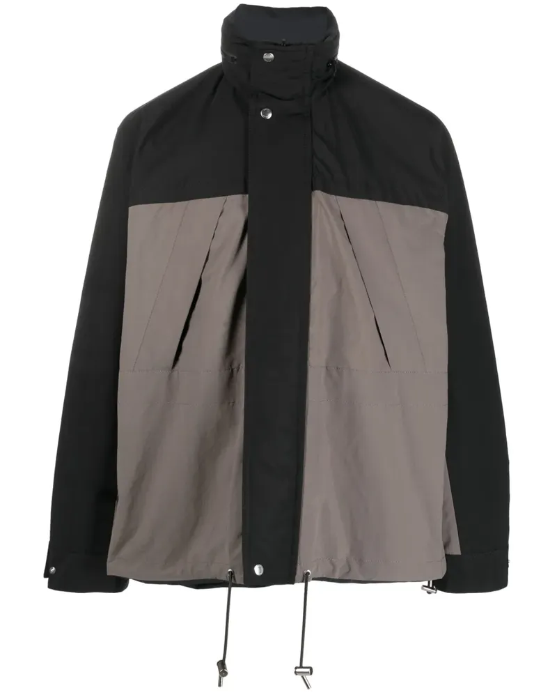 Sacai Wendbare Jacke mit Stehkragen - Nude Nude