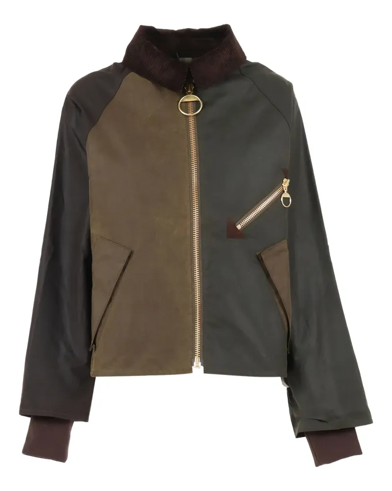 Barbour Gewachste Arlene Jacke - Grün Grün
