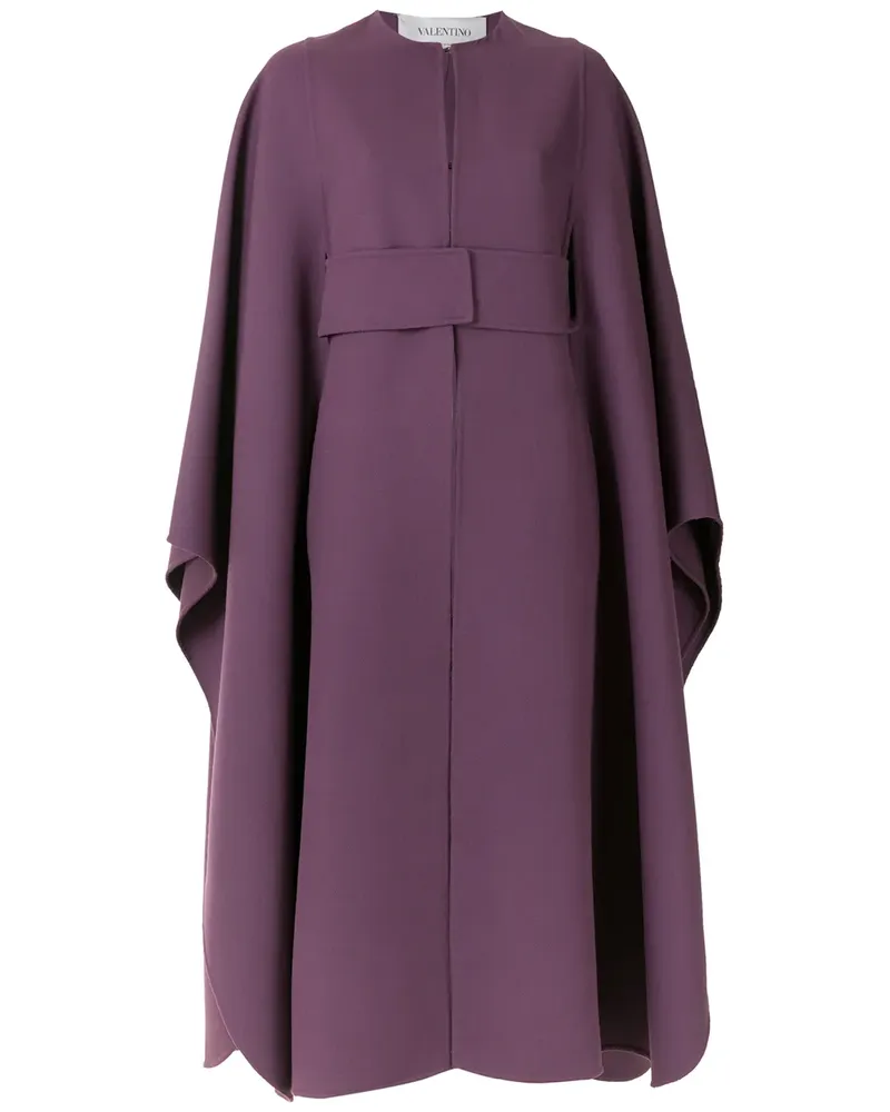 Valentino Garavani Drapiertes Midi-Cape - Violett Violett