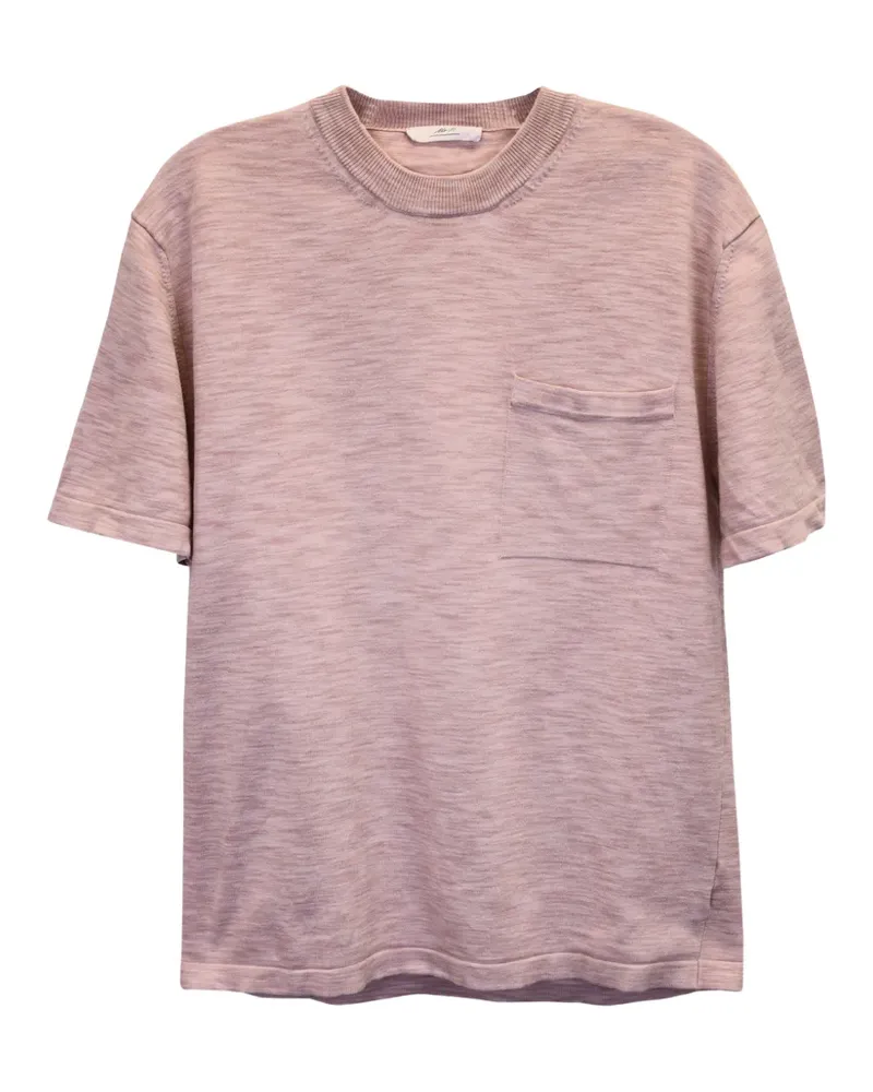 MR P. Space-Dyed patch-pocket T-shirt - Rosa Rosa