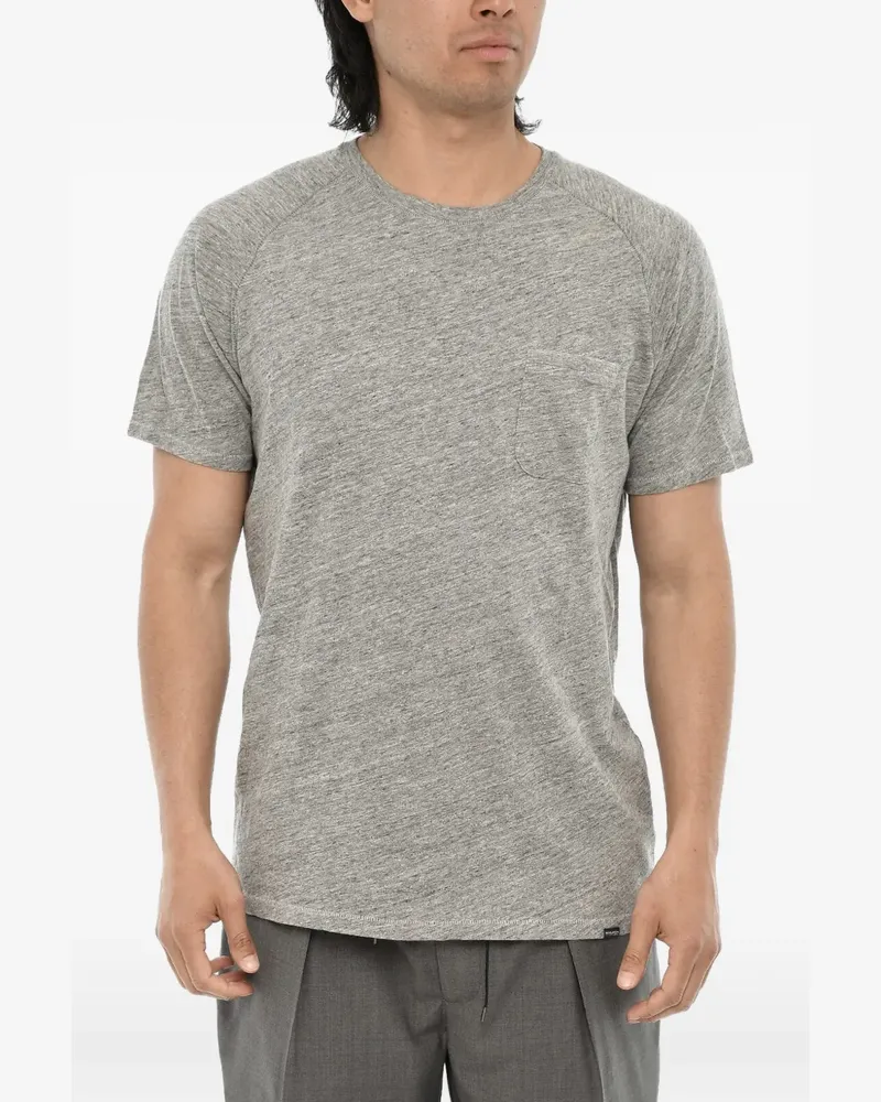 Woolrich pocket-detail raglan-sleeve T-shirt - Grau Grau