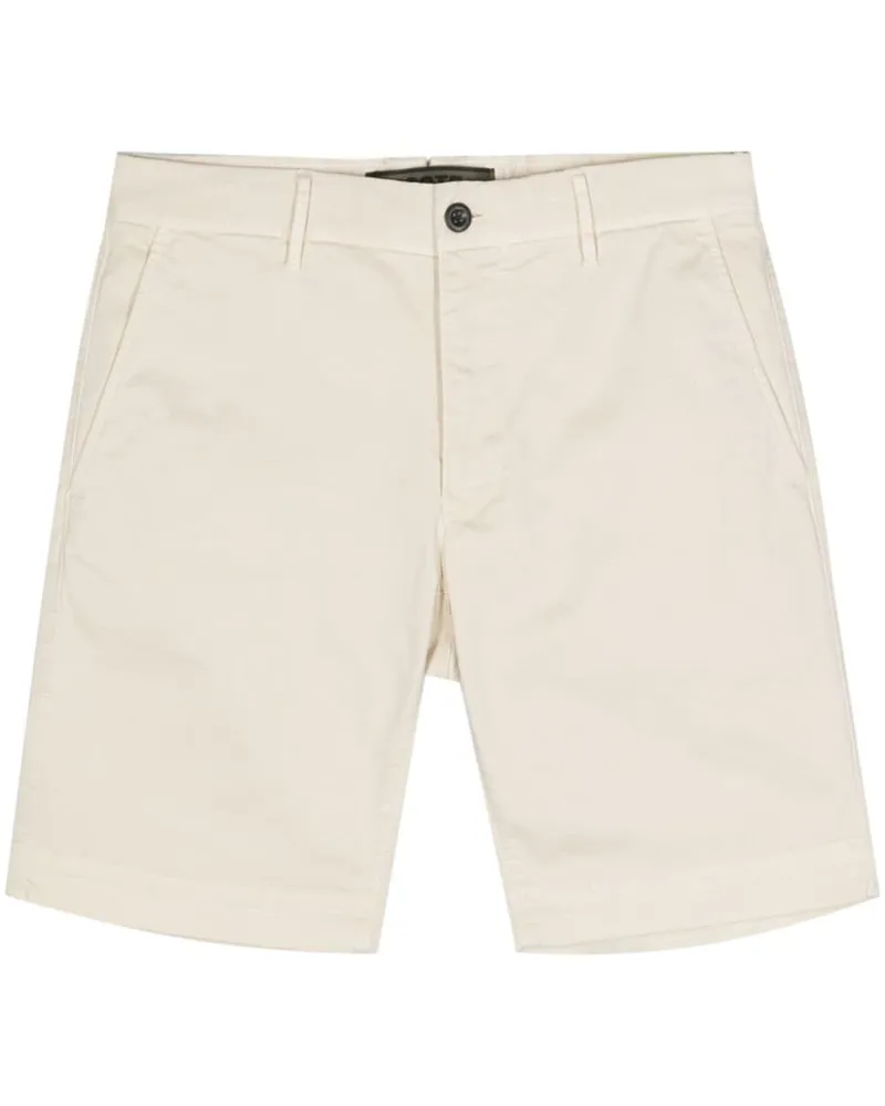 Incotex Shorts mit Logo-Stickerei Nude