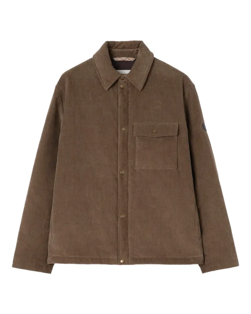 Burberry Dalewood Cordhemdjacke - Braun Braun