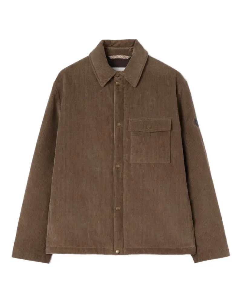 Burberry Dalewood Cordhemdjacke - Braun Braun